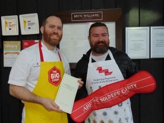 Welsh Lamb joins chef Bryn Williams to support soldiers’ charity