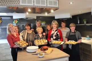 Competition winners learn how to perfect pork from Wales dishes with TV chef, Angela Gray