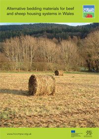 Alternative bedding materials for beef and sheep housing systems in Wales: cover