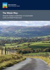 The Welsh Way: towards global leadership in sustainable lamb and beef production: cover